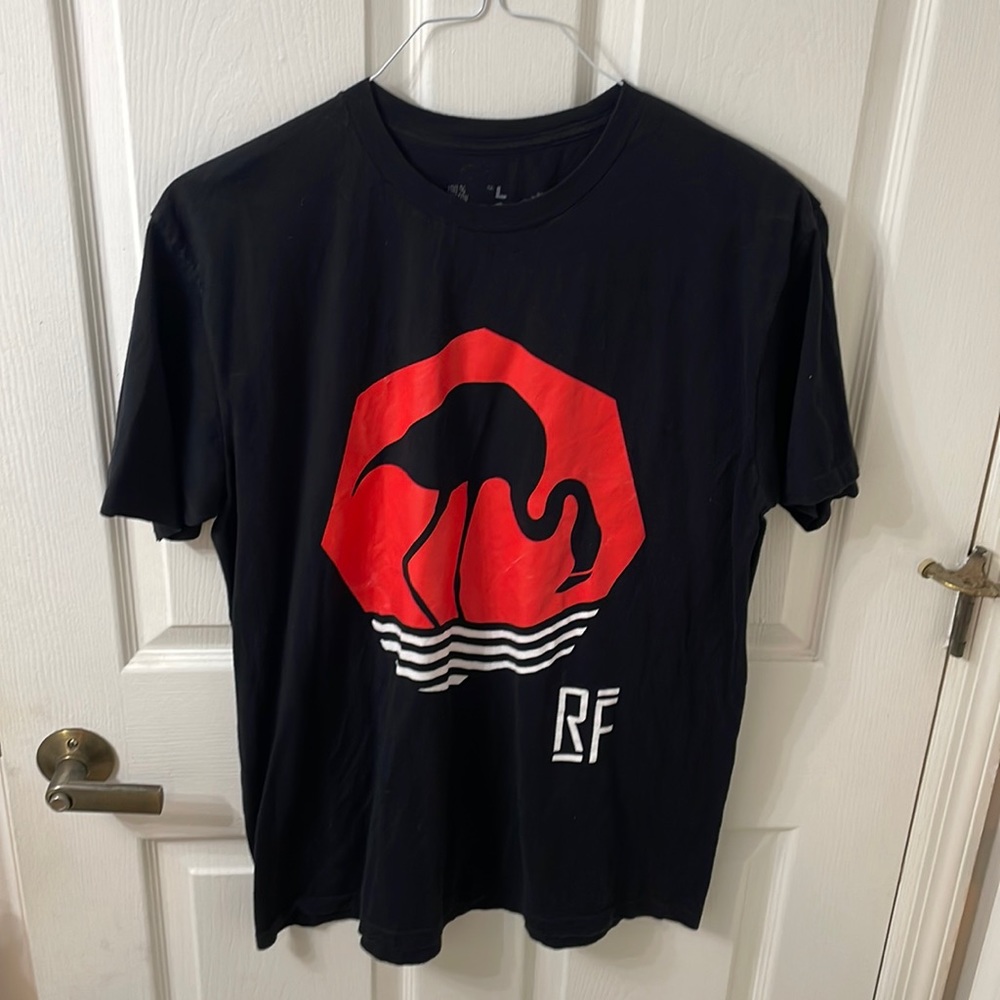 Red flamingo shirt large